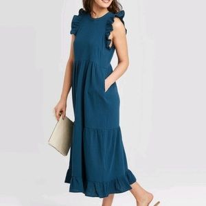Universal Thread sleeveless tiered ruffle dress